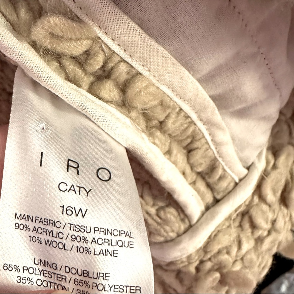 SALE IRO loop knit jacket | fits more like US med 8-10 - Picture 9 of 11